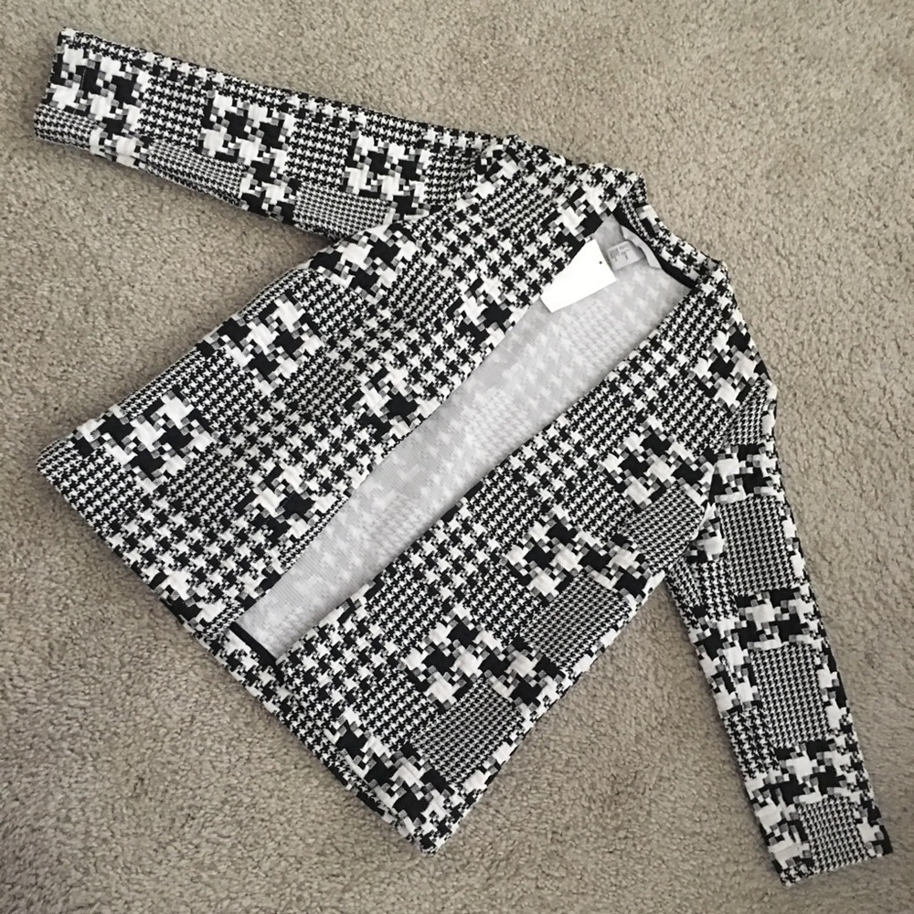 H&M checkered blazer